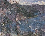 Lovis Corinth Walchensee im Herbst oil on canvas